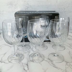 Radiance Royal Leerdam Holland Set of 6 Water Goblets 11 3/4 oz